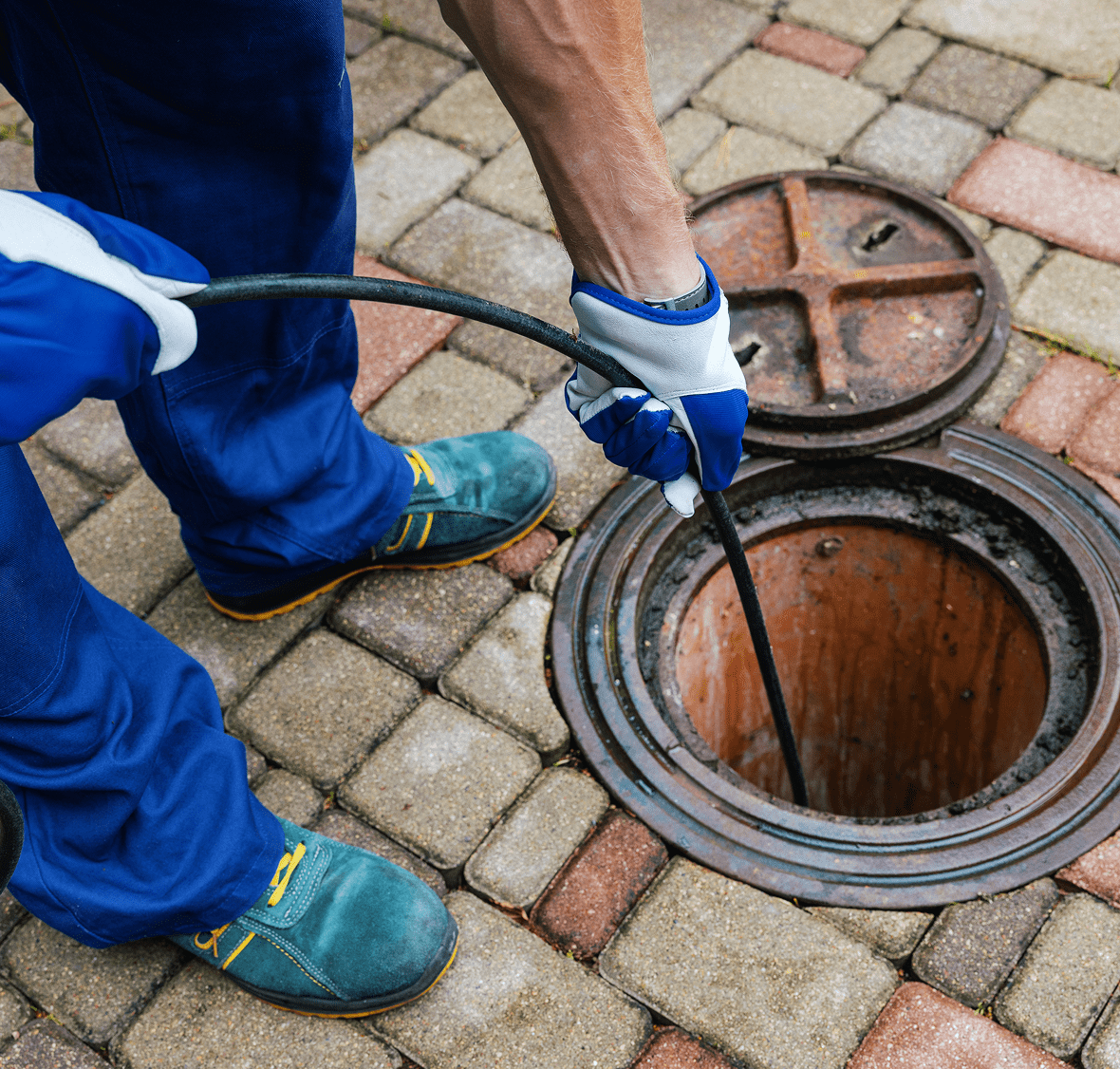 Professional drain cleaning service